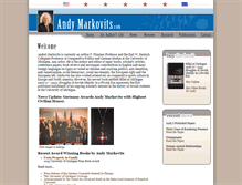 Tablet Screenshot of andymarkovits.com